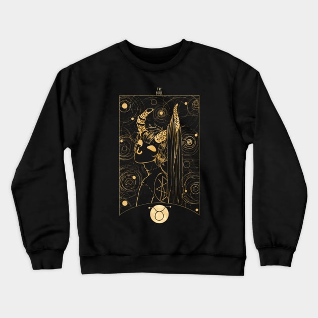 Taurus Crewneck Sweatshirt by densukii